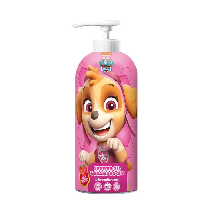 PSI PATROL Żel pod prysznic i szampon 2w1 - Skye Truskawka 1000 ml
