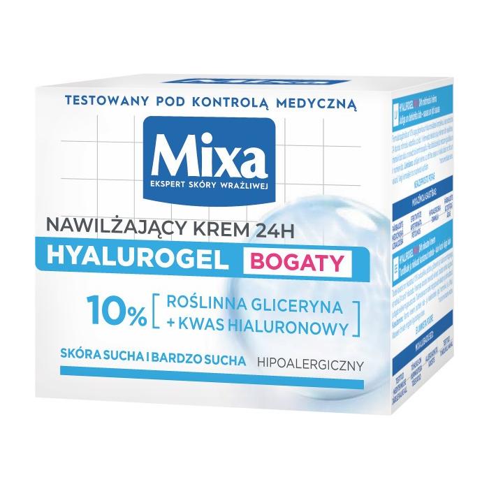 MIXA Hyalurogel Bogaty Krem intensywnie nawilżający 50 ml