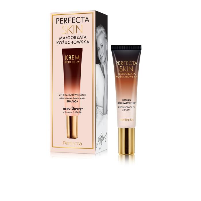 PERFECTA Skin Małgorzata Kożuchowska 50+/60+ Krem liftingująco-rozświetlający pod oczy i na powieki 15 ml