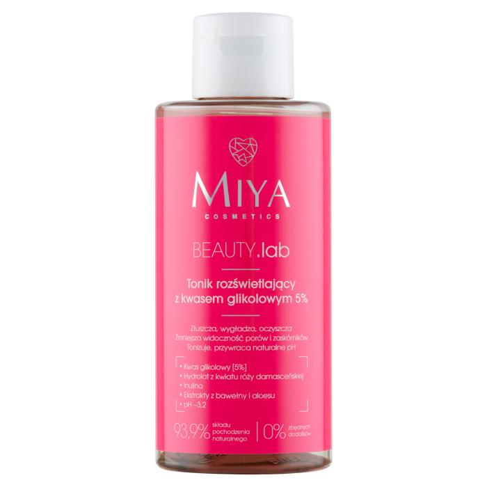 MIYA BEAUTY.lab Tonik rozświetlający z kwasem glikolowym 5% 150 ml