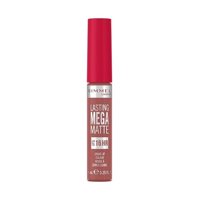 RIMMEL Lasting Mega Matte Płynna pomadka do ust 210 Rose&amp;Shine 7.4 ml