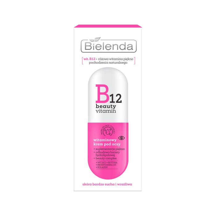 BIELENDA B12 Beauty Vitamin Witaminowy krem pod oczy 15 ml