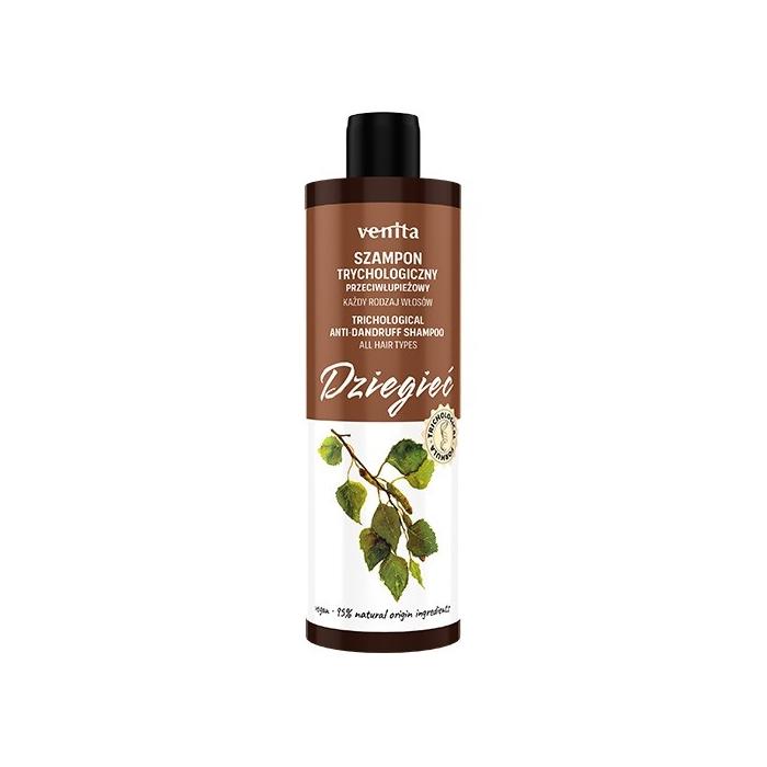 VENITA Trichological Formula Szampon trychologiczny do włosów z tendencją do łupieżu - Dziegieć 300 ml