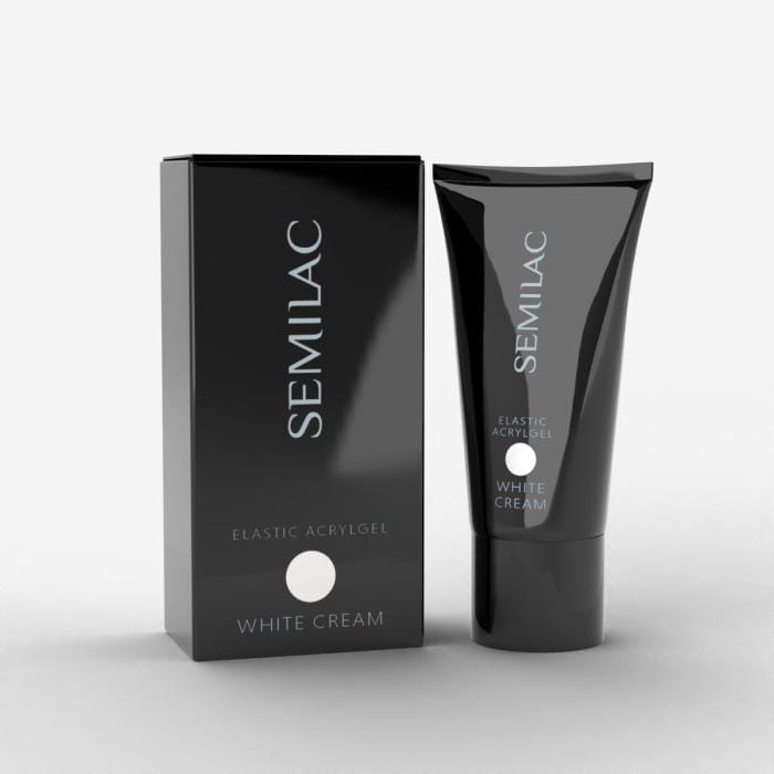 SEMILAC Akrylożel Elastic Acrylgel White Cream 30 g