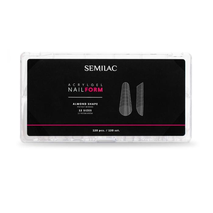 SEMILAC Acrylgel Nail Form Almond Formy do akrylożelu 120 szt.