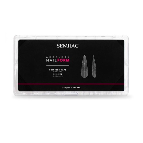 SEMILAC Acrylgel Nail Form Pointed Formy do akrylożelu 120 szt.