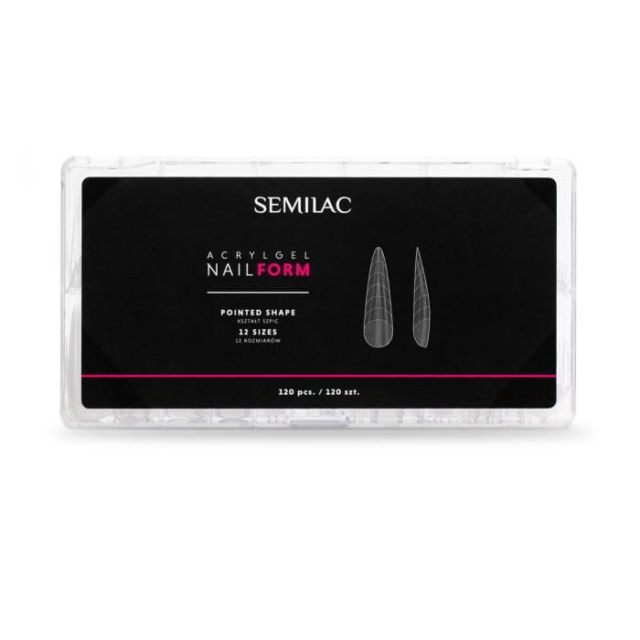 SEMILAC Acrylgel Nail Form Pointed Formy do akrylożelu 120 szt.