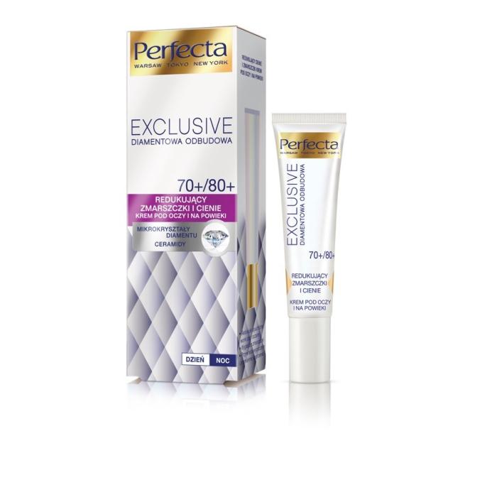 PERFECTA Exclusive 70+/80+ Krem pod oczy i na powieki redukujący zmarszczki i cienie 15 ml