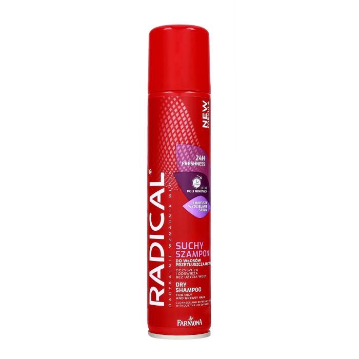 RADICAL Szampon suchy do włosów przetłuszczających się 24H Freshness 180 ml