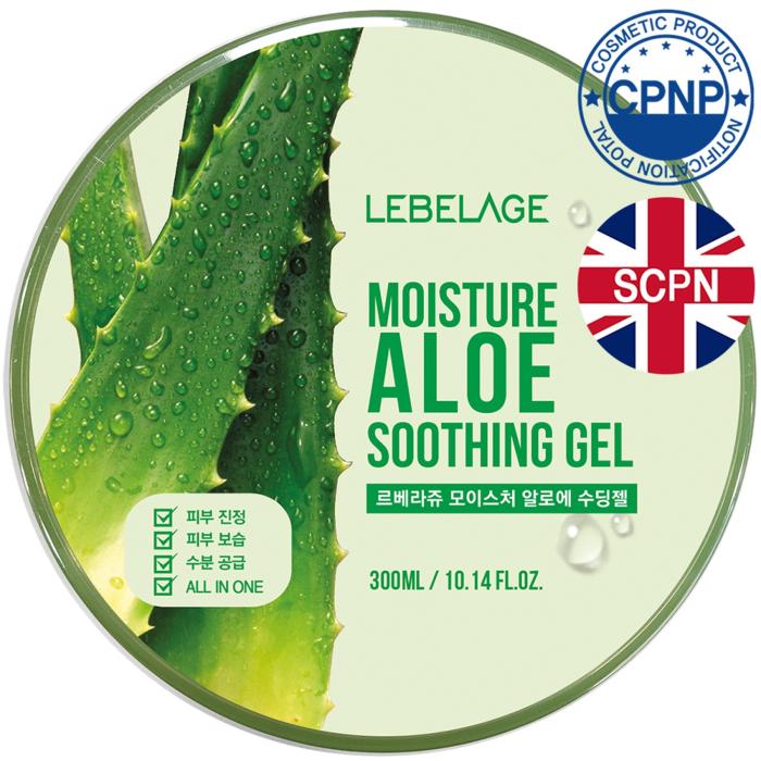LEBELAGE Żel do twarzy i ciała Aloe Purity 100% 300 ml