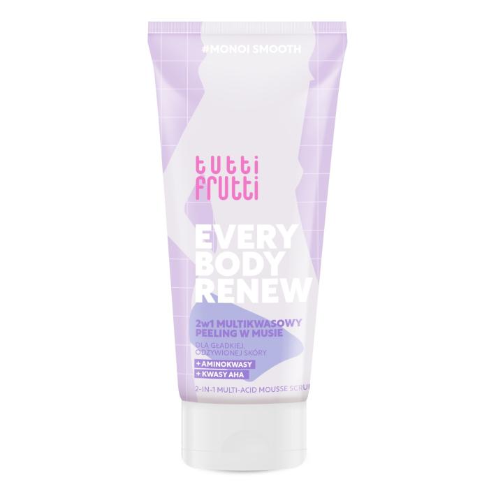 TUTTI FRUTTI Everybody Renew 2w1 Multikwasowy peeling w musie 200 ml