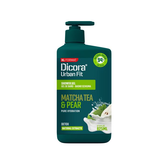 DICORA Żel pod prysznic Herbata Matcha i Gruszka  825 ml