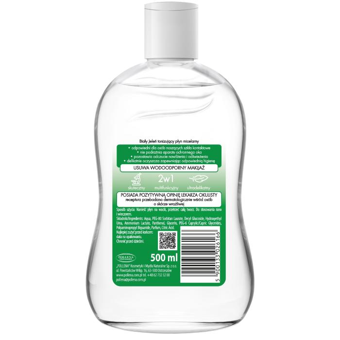 BIAŁY JELEŃ Tonizujący płyn micelarny 500 ml