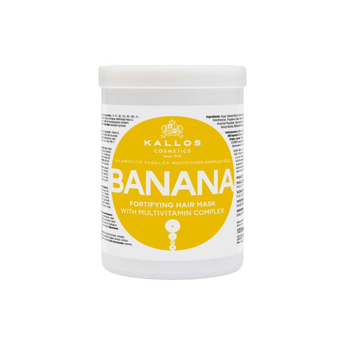 KALLOS Maska d/włosów 1000ml Banana z kom.Multiwi&amp;