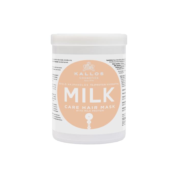 KALLOS Maska d/włosów 1000ml Milk  z prot.mleka&amp;