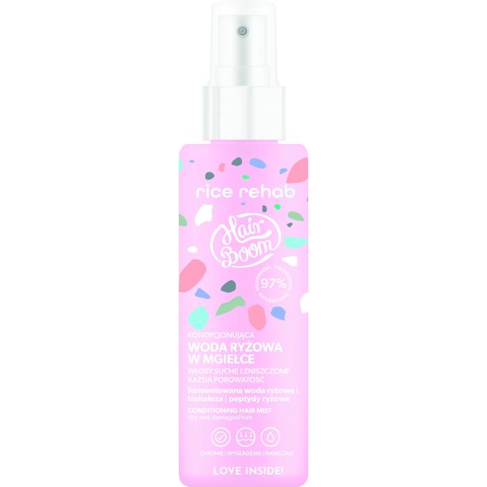 HAIRBOOM Rice Rehab Kondycjonująca woda ryżowa do włosów w mgiełce 200 ml