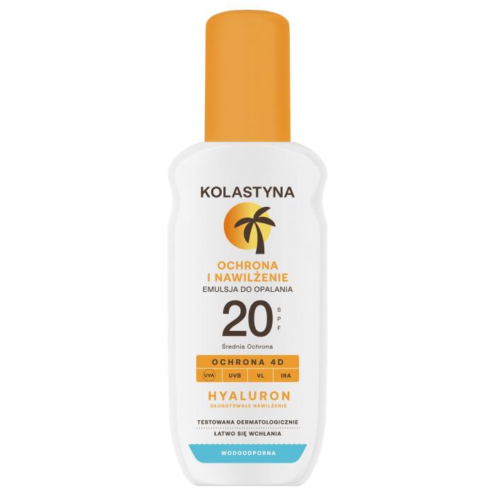 KOLASTYNA Ochrona i nawilżenie Emulsja do opalania w sprayu SPF20 150 ml