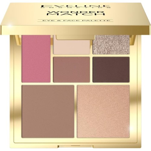 EVELINE Wonder Match Paleta do makijażu oczu i konturowania twarzy