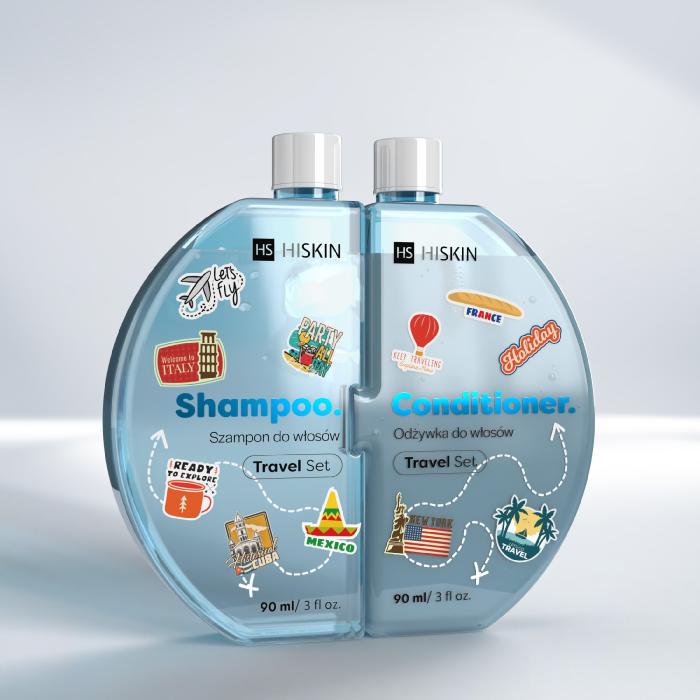 HISKIN Puzzle Hair Szampon do włosów + Odżywka do włosów 2 x 90 ml