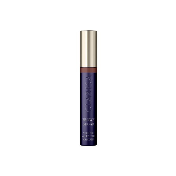 CLARESA Brown Sugar Volume&amp;Length Tusz do rzęs brązowy wydłużająco-pogrubiający 10 g