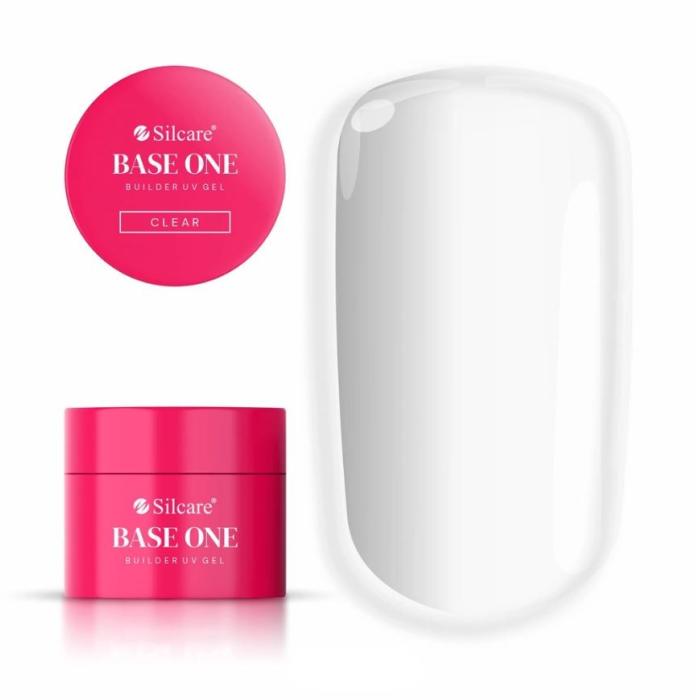 SILCARE Base One Gel Żel budujący do paznokci - Clear 50 g