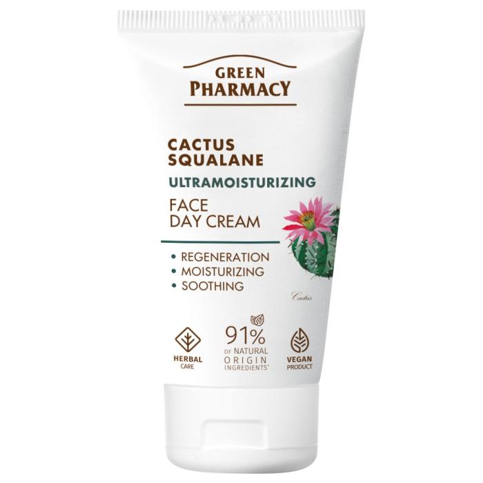GREEN PHARMACY Kaktus + Skwalan Ultranawilżający Krem na dzień 50 ml