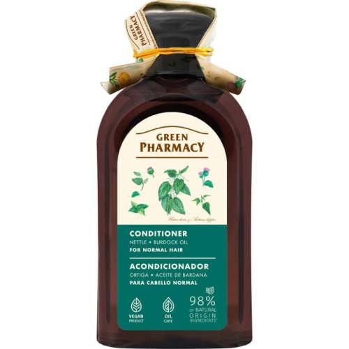 GREEN PHARMACY Odżywka do włosów normalnych Pokrzywa i Olej łopianowy 300 ml