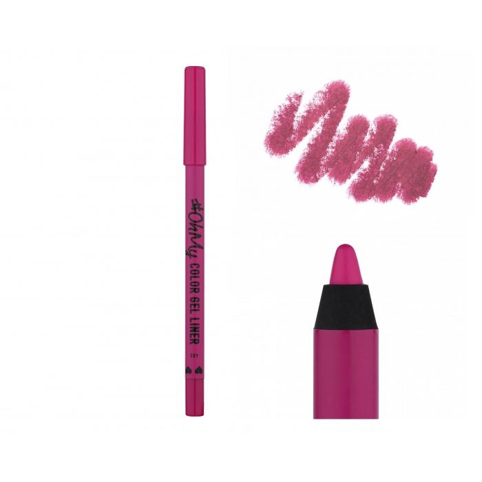 LAMEL OhMy Żelowa Kredka do oczu Color Gel Liner nr 402 - Fuksja  1.4g - termin 31.03.2026