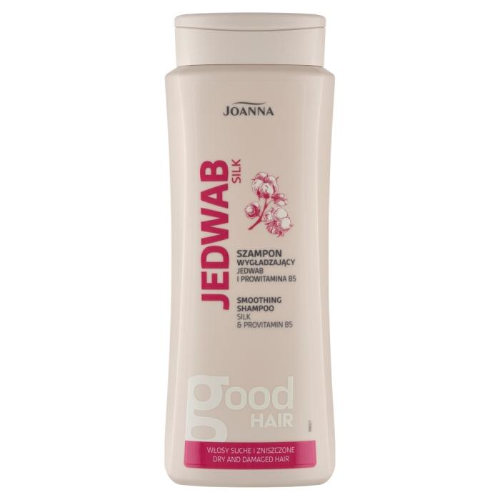 JOANNA Jedwab Silk Szampon wygładzający do włosów suchych i zniszczonych 400ml