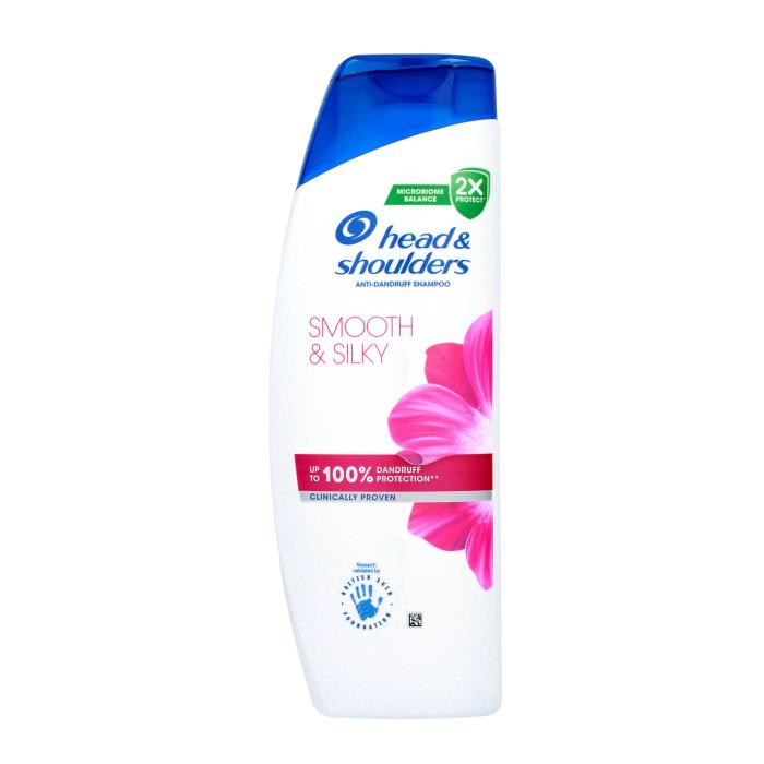 H&amp;S SZAMPON 400ml SMOOTH&amp;SILKY 2w1
