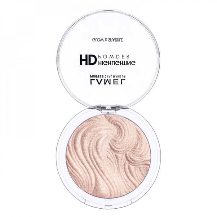LAMEL Puder rozświetlający do twarzy HD Highlihting Glow&amp;Sparkle nr 402  12g