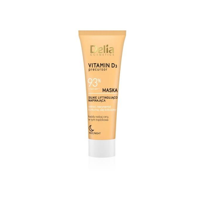 Delia Cosmetics Vitamin D3 Silnie Liftingująca Maska napinająca na noc 50ml