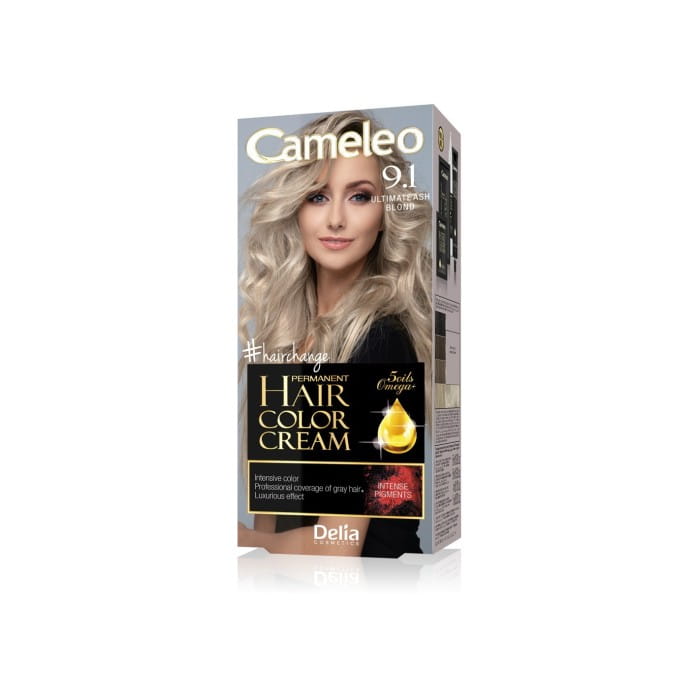 DELIA COSMETICS CAMELEO OMEGA Farba permanentna 9.1 Ultimate Ash Blond