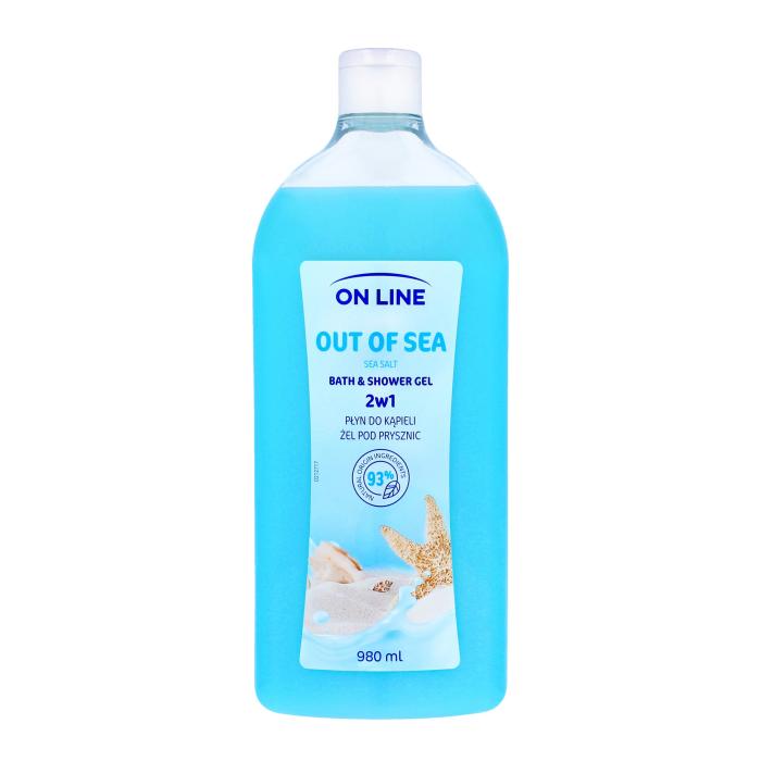On Line Żel i Płyn do kąpieli 2w1 Out of Sea 980ml