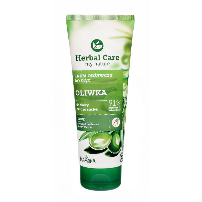 HERBAL CARE Krem odżywczy do rąk Oliwka 100 ml