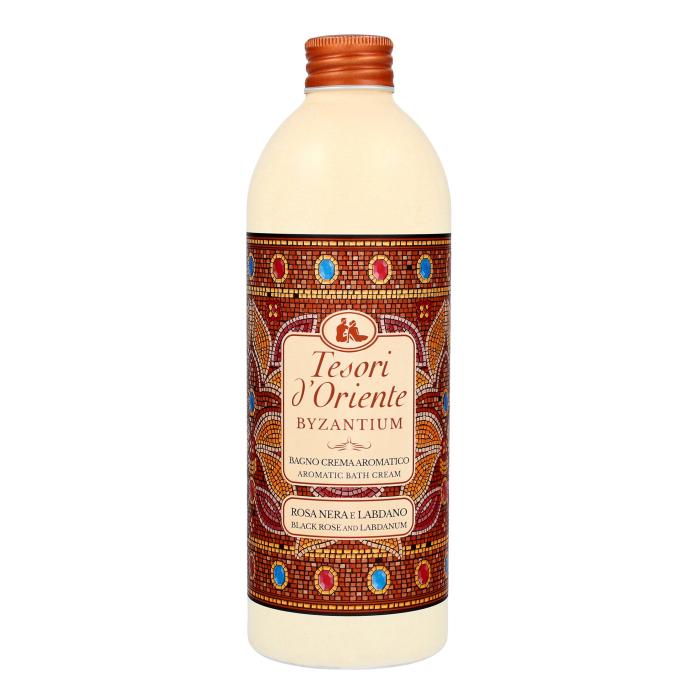 TESORI D`ORIENTE Kremowy Płyn do kąpieli Byzantium - Black Rose &amp; Labdanum 500ml