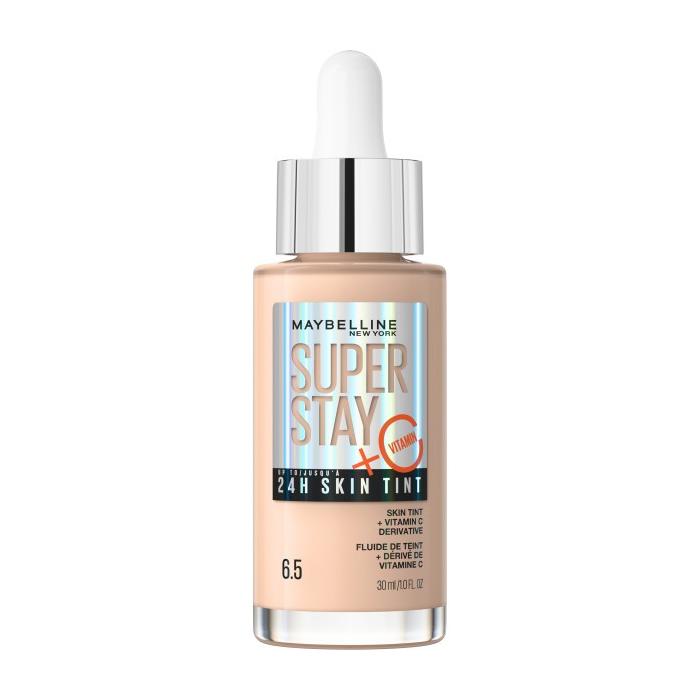 MAYBELLINE Super Stay 24H Skin Tint Rozświetlający Podkład do twarzy z witaminą C nr 6.5 - 30ml
