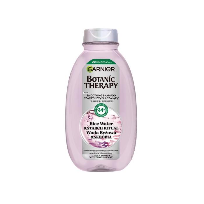 GARNIER Botanic Therapy Wygładzający Szampon do włosów długich Replumping Rise Water &amp; Starch (woda ryżowa i skrobia) 400 ml