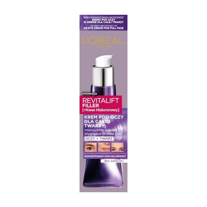 LOREAL Revitalift Filler Krem pod oczy i dla całej twarzy 30 ml