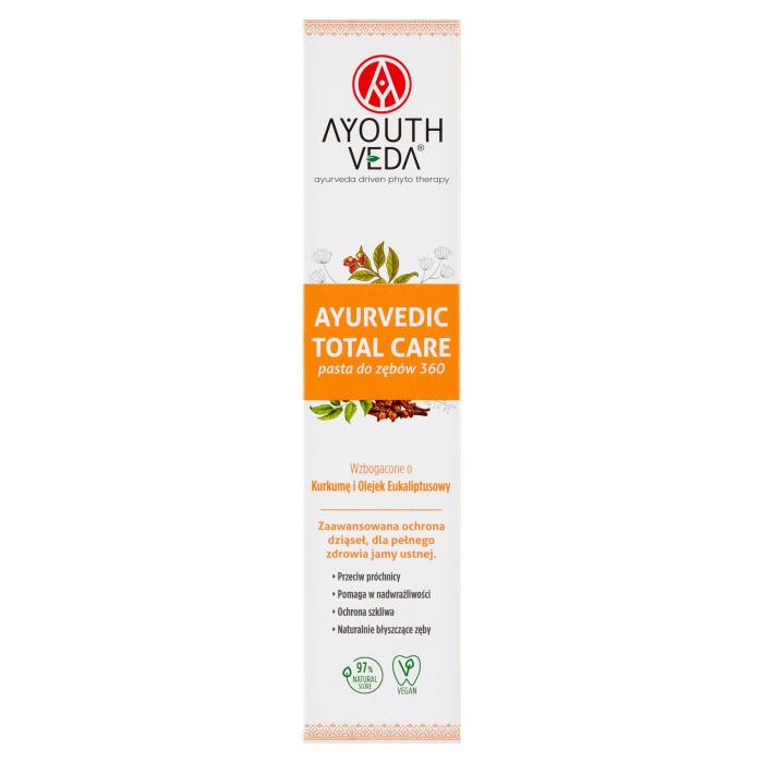 AYOUTHVEDA Ayurvedic Total Care 360  Pasta do zębów 100 g