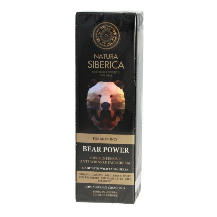 Natura Siberica Men Krem do twarzy Bear Power Przeciwzmarszczkowy  50ml