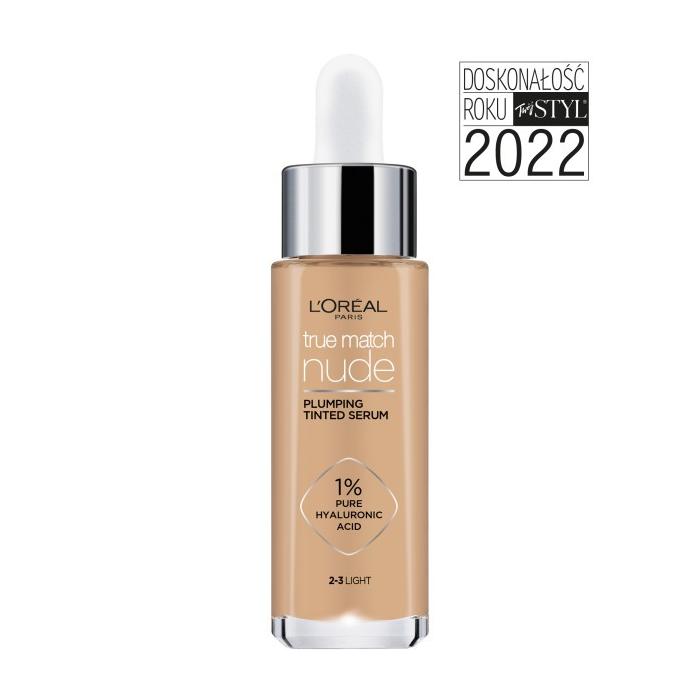 LOREAL True Match Nude Serum w podkładzie wyrównujące koloryt 2-3 Light 30 ml