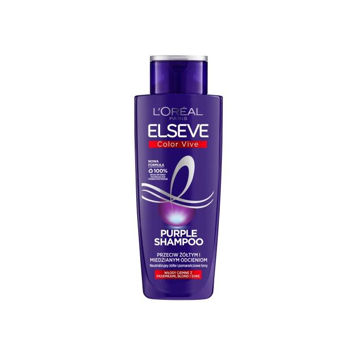 LOREAL ELSEVE Color Vive Fioletowy szampon przeciw żółtym i miedzianym odcieniom 200 ml