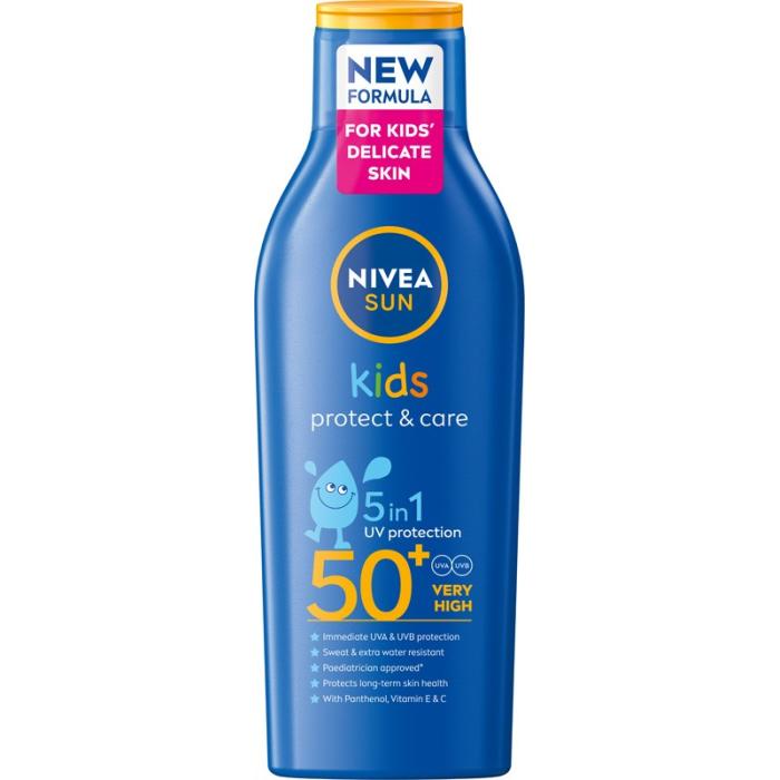 NIVEA SUN Kids Protect &amp; Care Balsam ochronny do opalania dla dzieci SPF50+ 200 ml