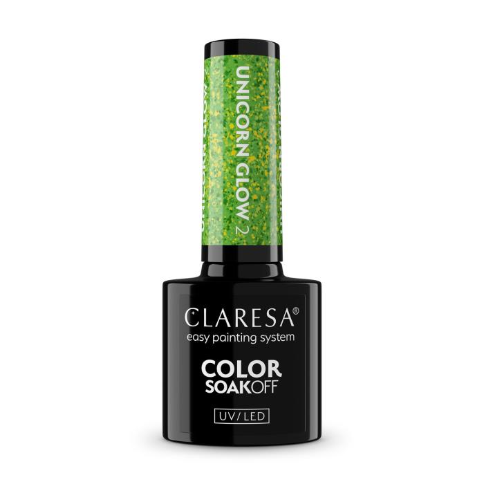 CLARESA N Lakier hybrydowy Unicorn Glow 02 5 g