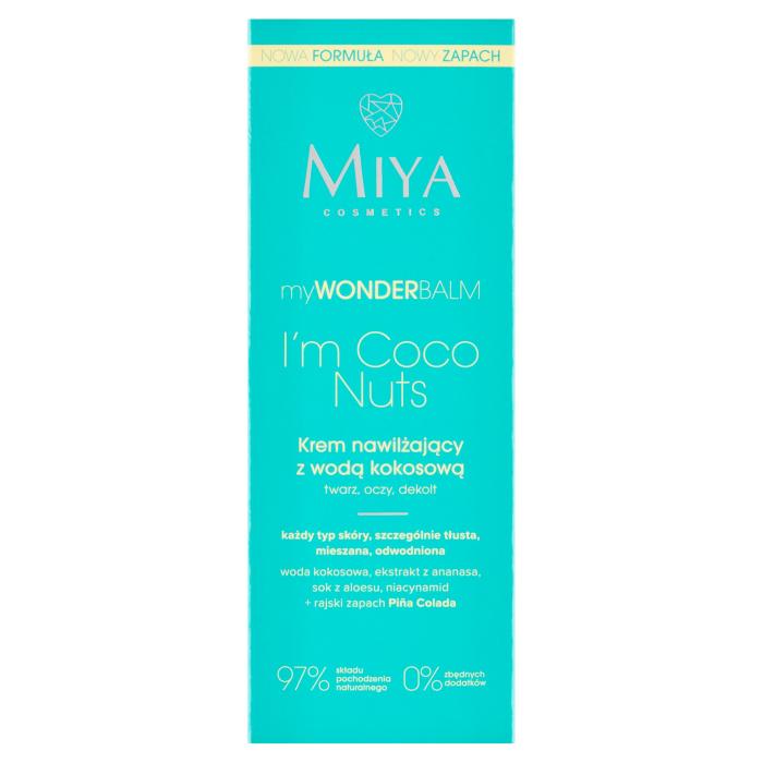 MIYA myWONDERbalm I`m Coco Nuts Krem nawilżający z wodą kokosową 75 ml
