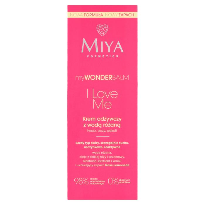 MIYA myWONDERbalm I Love Me Krem odżywczy z wodą różaną 75 ml