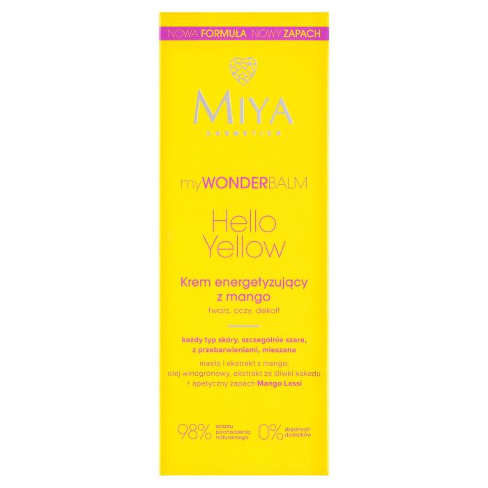 MIYA myWONDERbalm Hello Yellow Krem energetyzujący z mango 75 ml