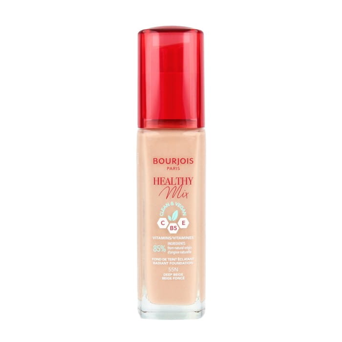 Bourjois Podkład do twarzy Healthy Mix Clean&amp;Vegan - nr 55N Deep Beige  30ml