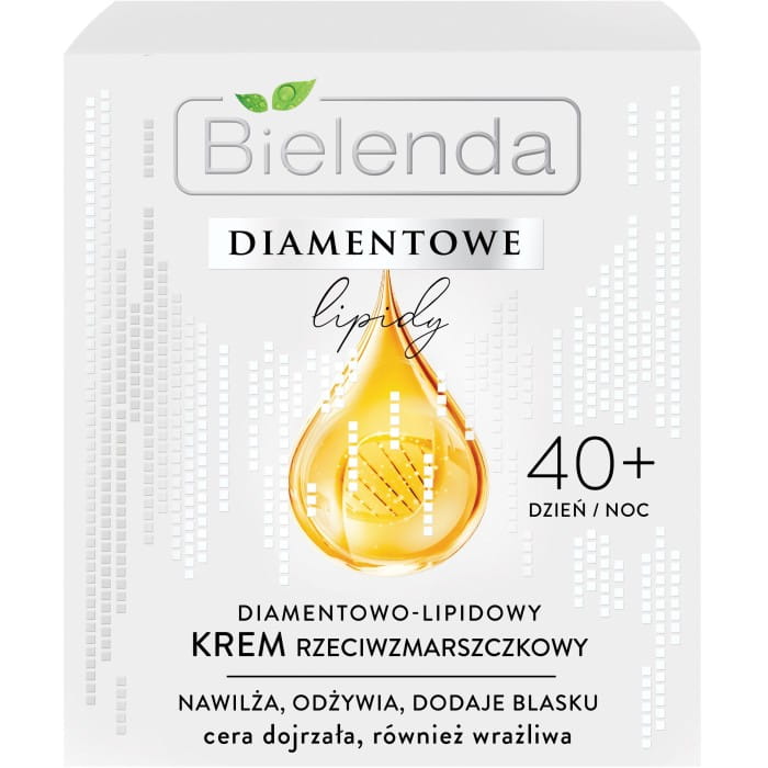 Bielenda Diamentowe Lipidy 40+ Diamentowo-Lipidowy Krem przeciwzmarszczkowy na dzień i noc 50ml